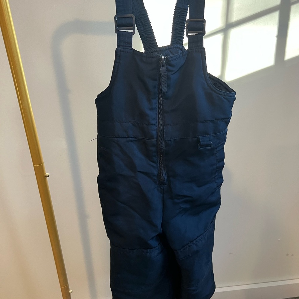 Children's Navy Blue Snow Bib Overalls